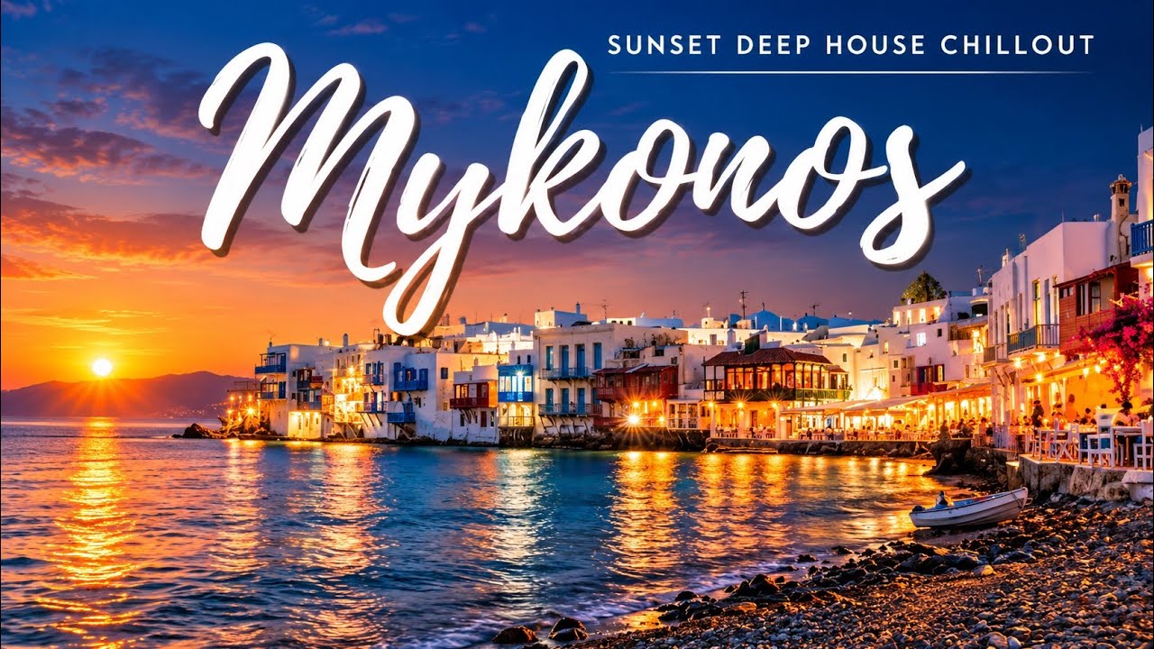 Mykonos Sunset Lounge 🌅 Chill & Deep House Mix 2025 | Relaxing Mediterranean Vibe