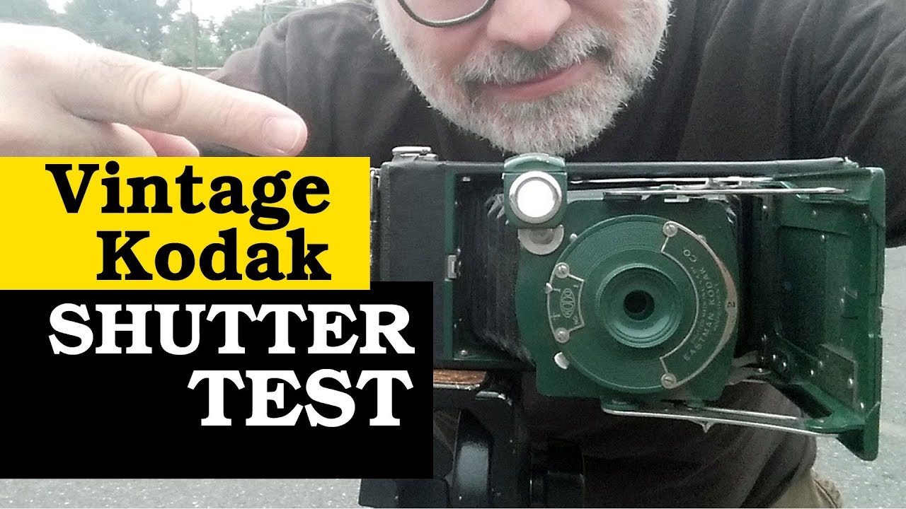 Vintage Kodak Brownie - Shutter Test and Overview