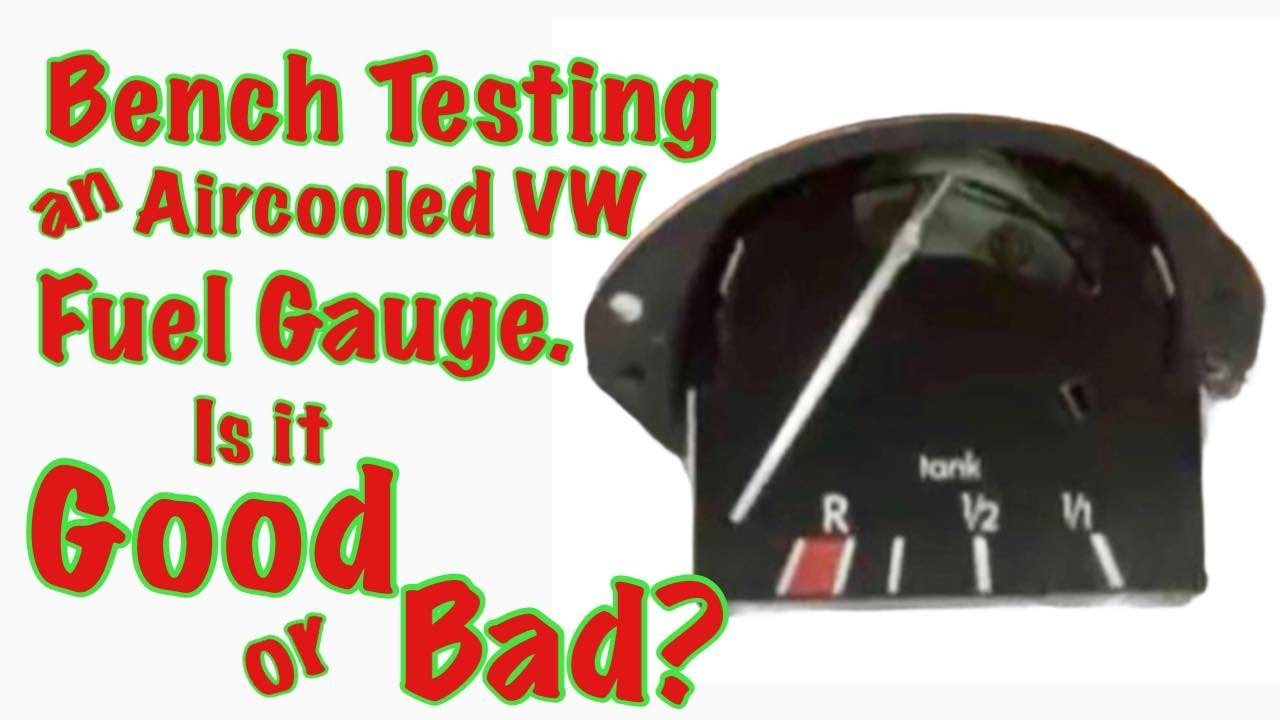 Bench Testing a VW Fuel Gauge Vibrator and Sending Unit - Aircooled Volkswagen gas gauge not working