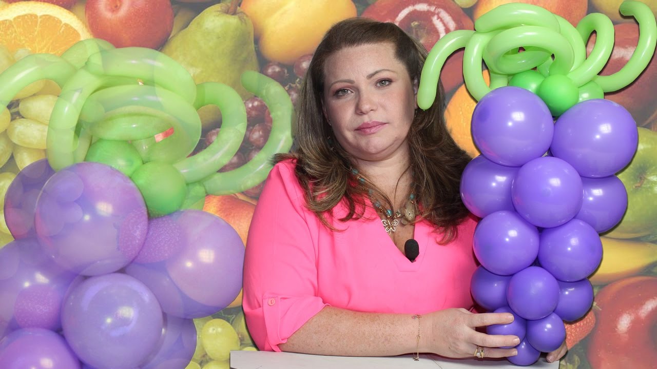Rico racimo de uvas en globos, Balloons Grape