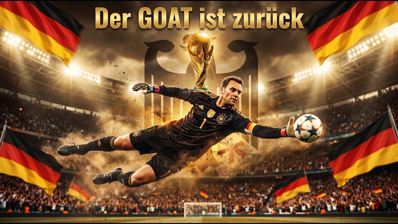 ♫ Manuel Neuer Song, Der GOAT ist zur&uuml;ck ♫, Fu&szlig;ballsong - Football Music
