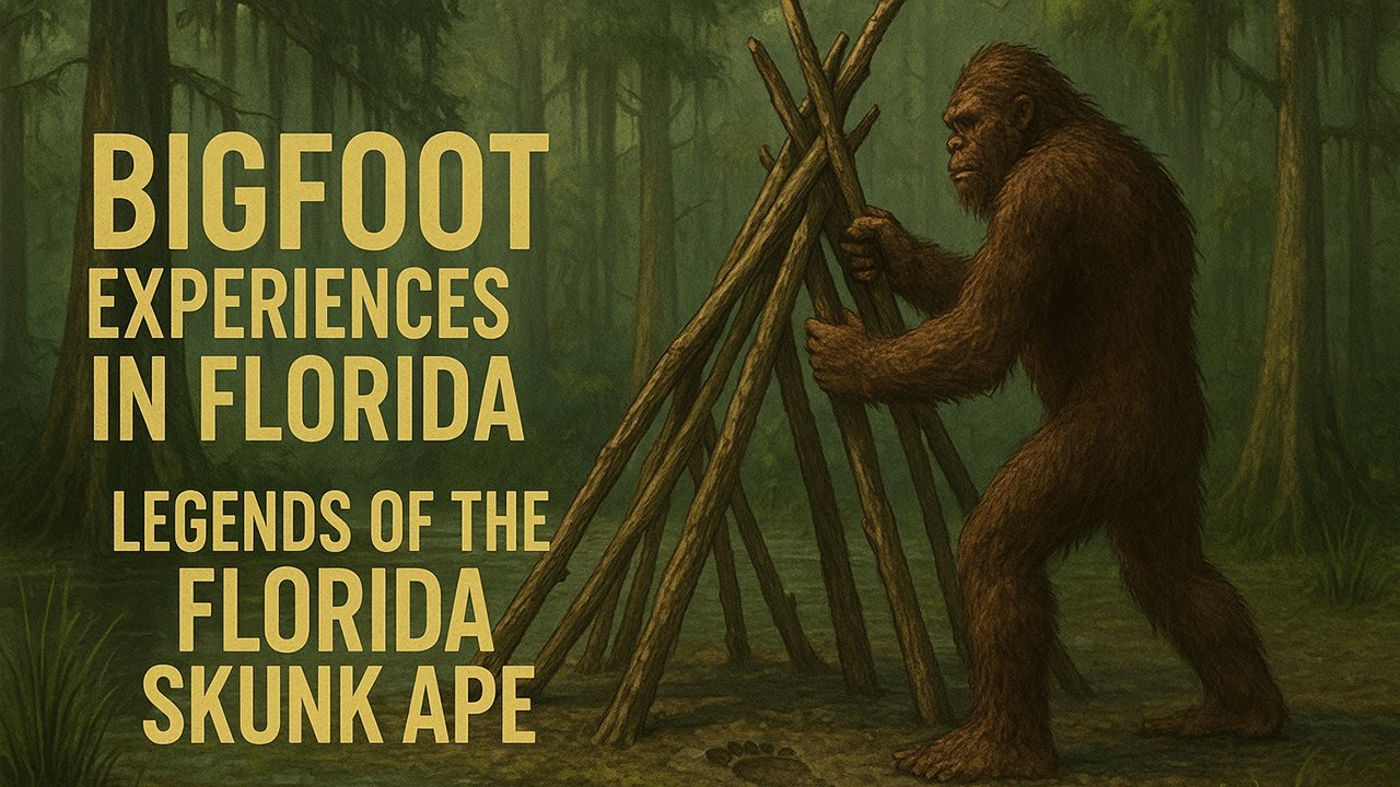 JASON FINDS TRACKS AND STRUCTURES IN THE FLORIDA WILDERNESS | LEGENDS OF THE FLORIDA SWAMP APE!