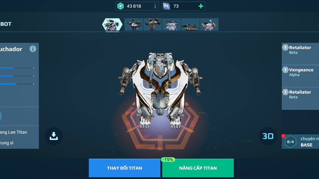 War robot | Test Baihu Luchador now!