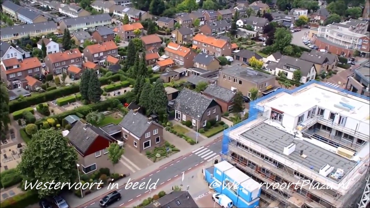 Westervoort in beeld vanaf 50 meter hoogte
