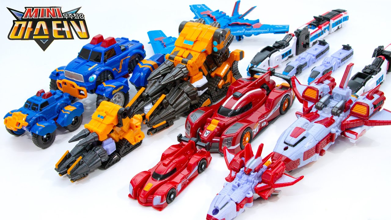 ToBot V Space The Strongest Master V Mini vs DX Six Vehicles Assemble Transformation