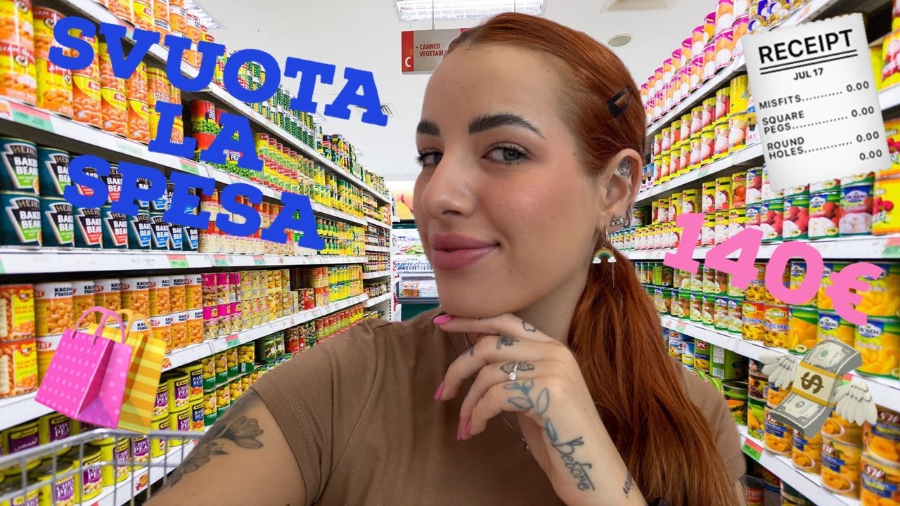 SVUOTA LA SPESA 🛒 ESSELUNGA | Nicole Mologni
