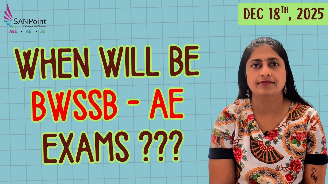 When will be BWSSB - AE exams ??