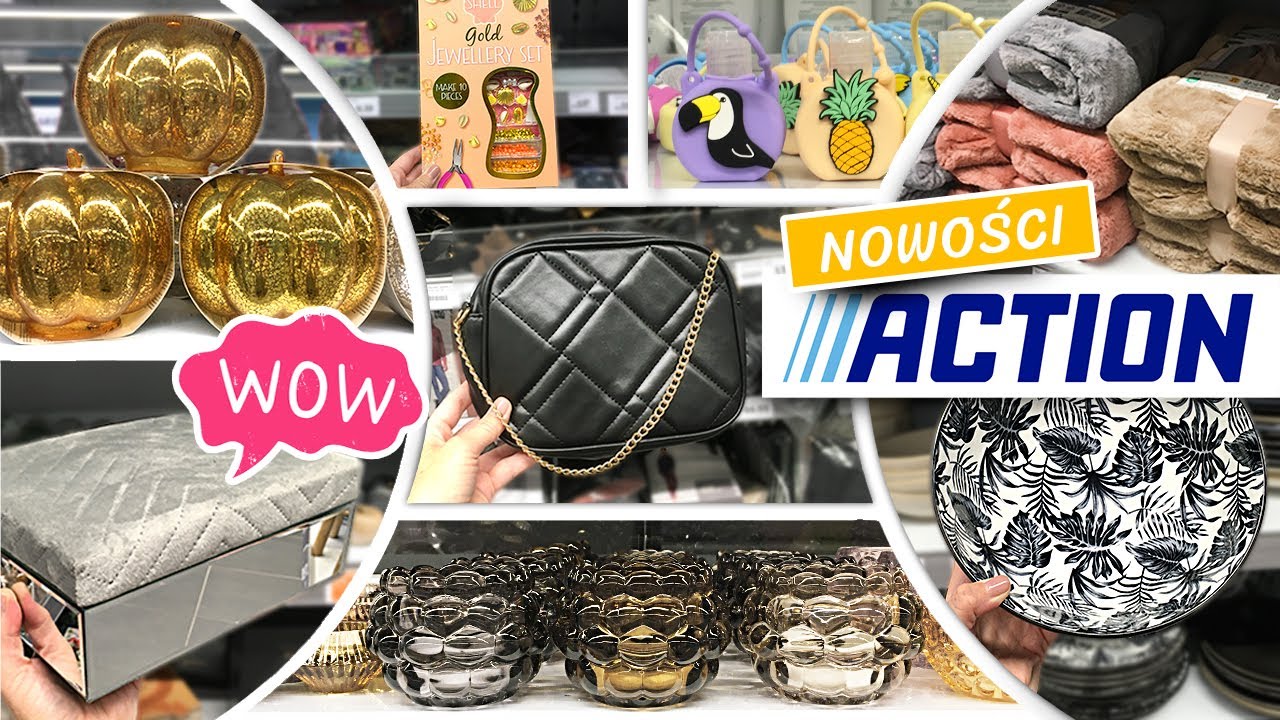 ACTION CUDOWNE NOWOŚCI 😍 SZOK ILE NOWYCH DEKORACJI!!😱😱😱 Koce jak futro!!! TA PORCELANA TO HIT!!!! 😱