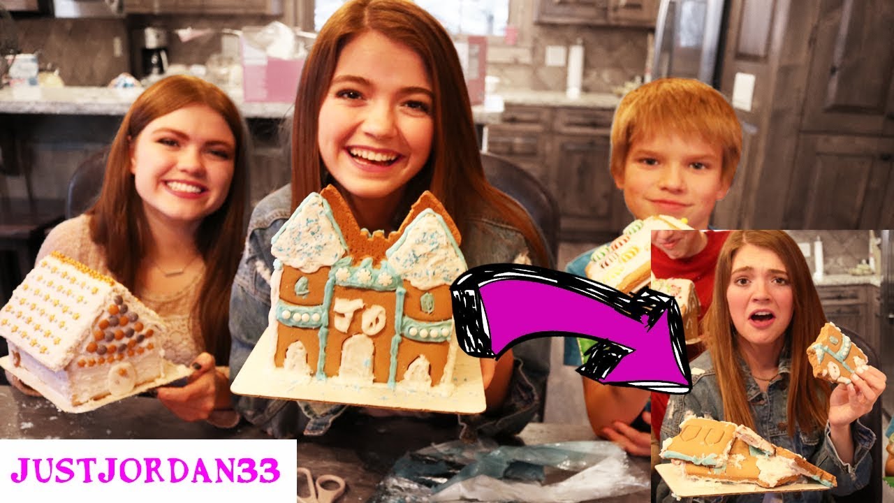 Making Gingerbread Houses Fail I JustJordan33
