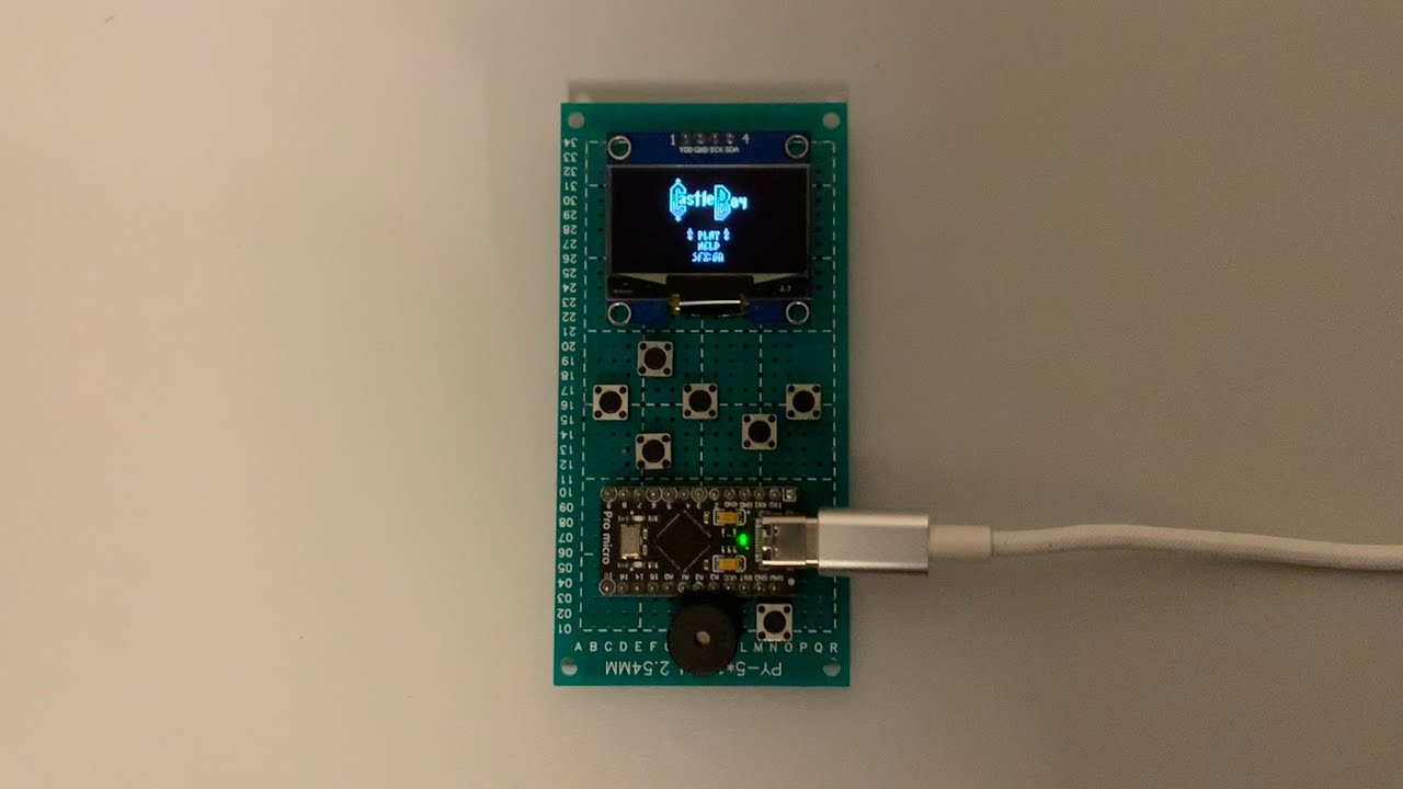 DIY Arduboy, Arduino gaming handheld