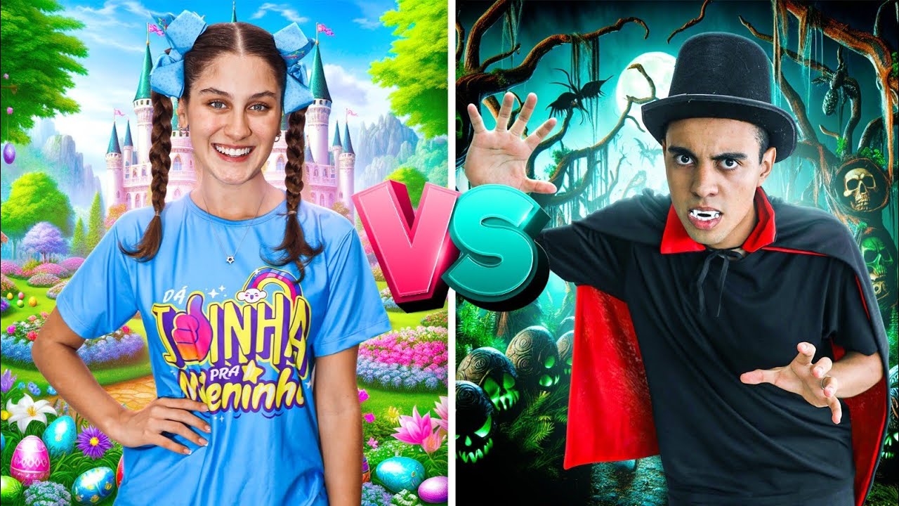 MILENINHA FICA INVISÍVEL E BRINCA COM O VAMPIRO CAMARADA