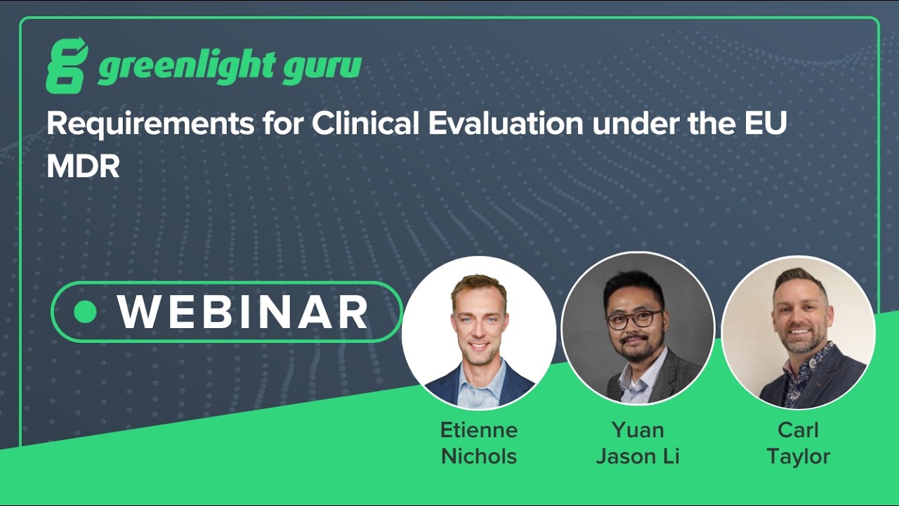 Requirements for Clinical Evaluation under the EU MDR