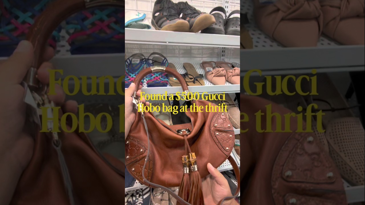 Found a $500 Gucci bag at the thrift