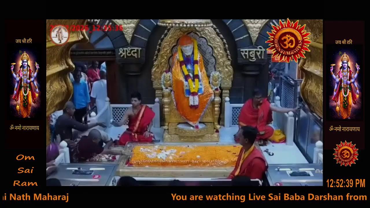 Sai Baba Darshan Live Today || 26 FEB 2026 || THURSDAY || MORNING 2