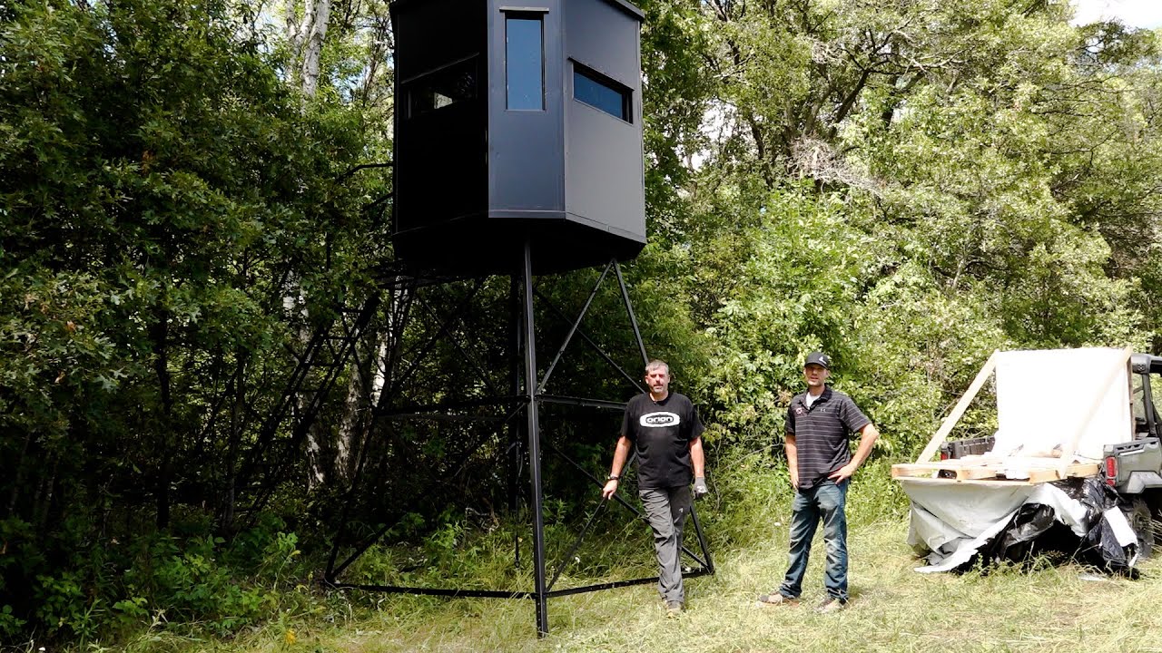 Easy to Assemble Hunting Blind (Orion Tower and Blind)