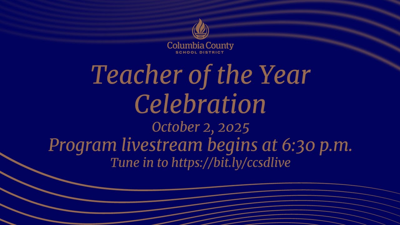 2025-2026 Columbia County School District Teacher of the Year Celebration