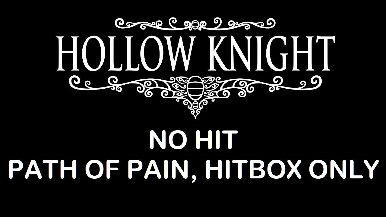Hollow Knight No Hit | Path of Pain - Hitbox Only