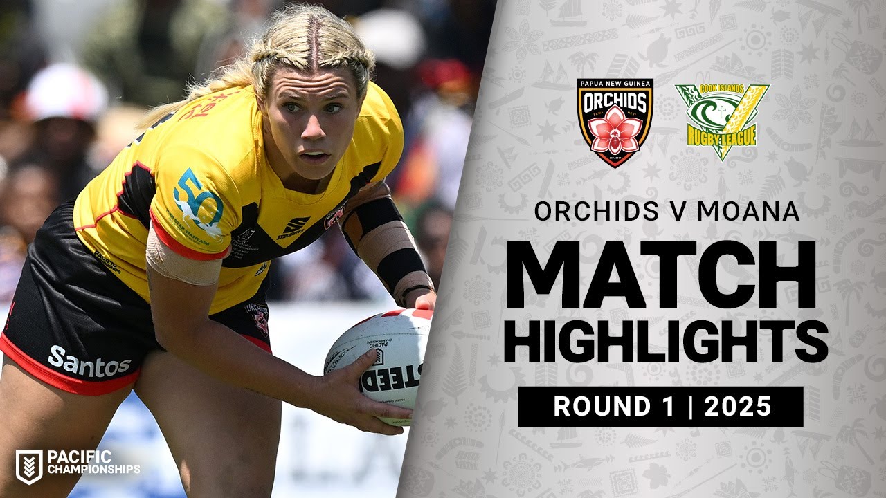 2025 Women's Pacific Championships | Orchids v Moana | Match Highlights | Round 1