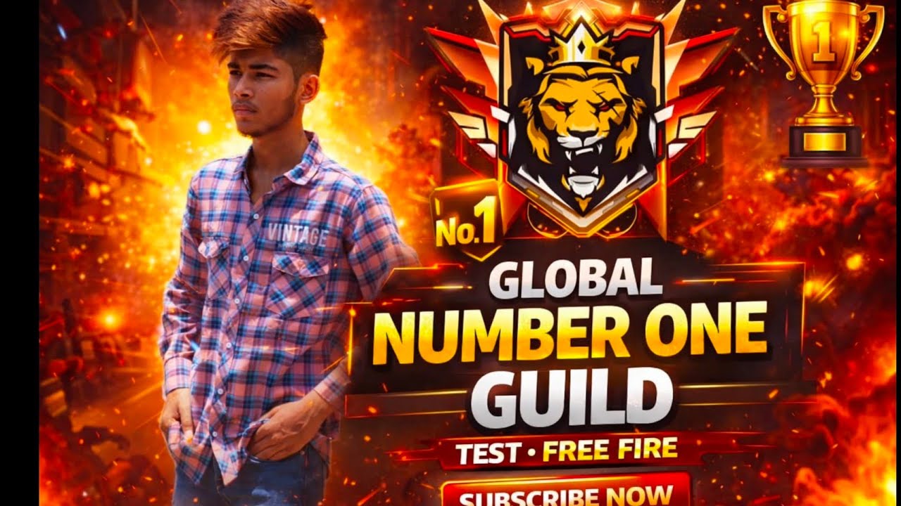 FREE FIRE LIVE GUILD TEST 1 VS 2 AND REQUEST SEND FOR ONLY SUBSCRIBERS 🆔✅