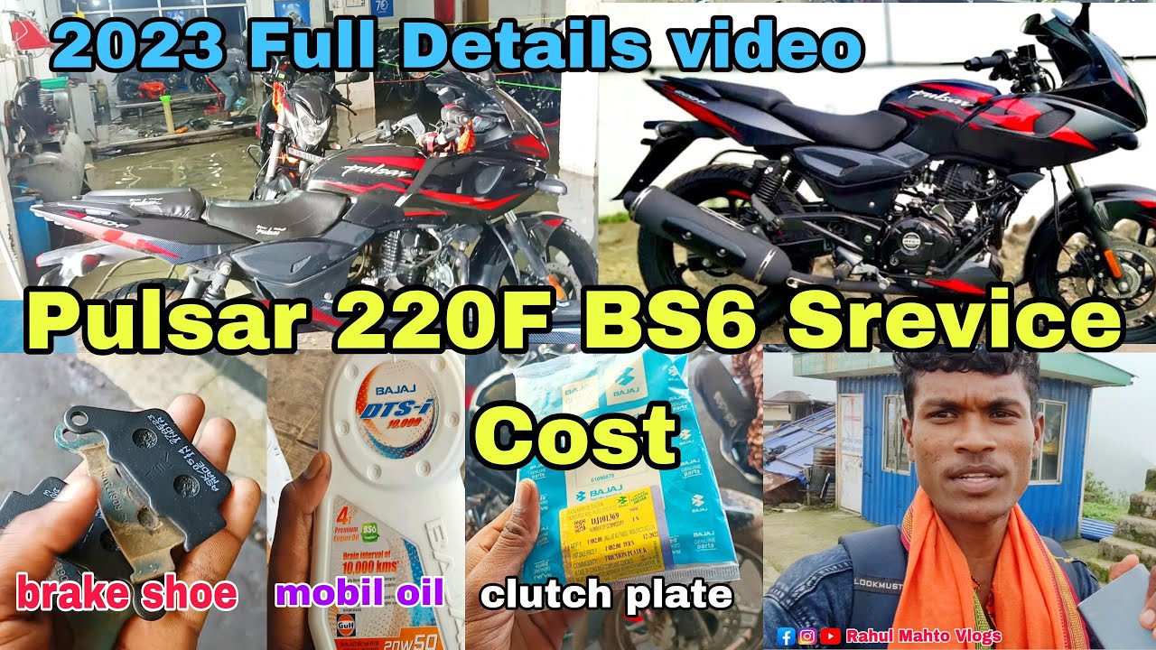 Bajaj Pulser 220f Bs6 Bike Service Cost ? || 2023 full details video || pulser bike service video