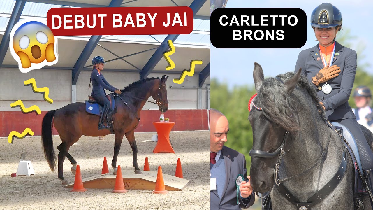 BRONS! In de hoogste klasse van Working Equitation op het Nederlands Kampioenschap + Debut  baby Jai