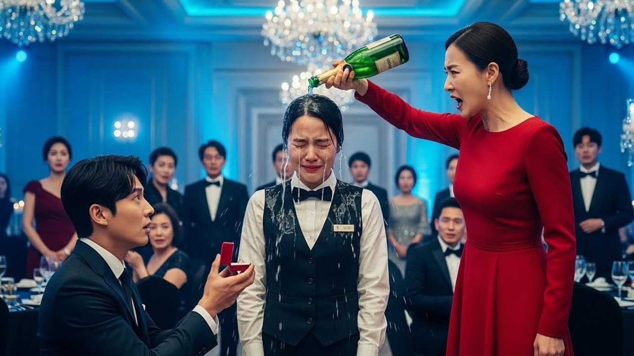 재벌 총수가 청혼하려는데 와인 뿌리며 난입한 여자 어디서 감히 내 행세를 해! 진품명품