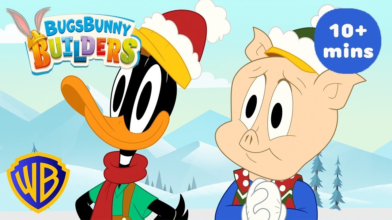 ¡Con espíritu navideño! 🎄🎅 | Bugs Bunny Builders | @WBKidsLatino​
