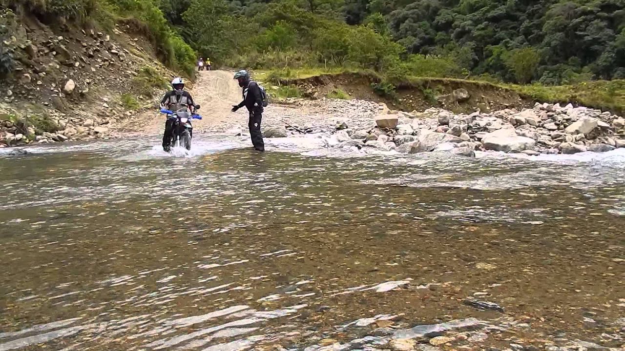 Philip White moto water crossing