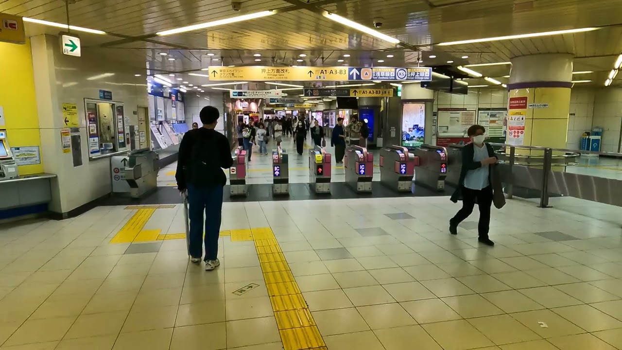 Oshiage Station Walk | 押上駅散歩 | Japan ASMR 4K | Tokyo Calm Travels And Beyond