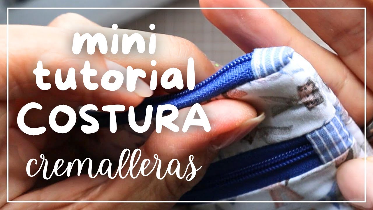 Cremalleras perfectas para tus proyectos ✨ | 2 tipos de topes muy sencillos paso a paso