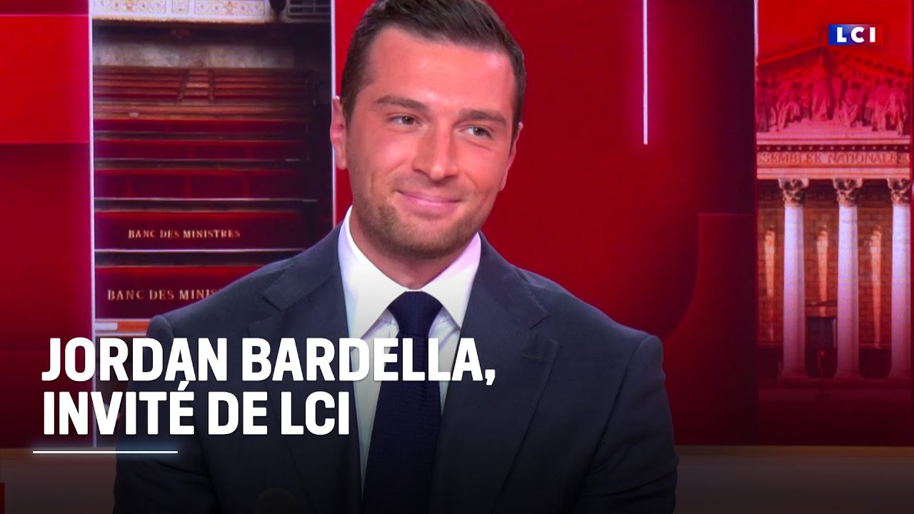 Censure, r&eacute;forme des retraites, taxe Zucman&hellip; Jordan Bardella, invit&eacute; de Darius Rochebin｜LCI