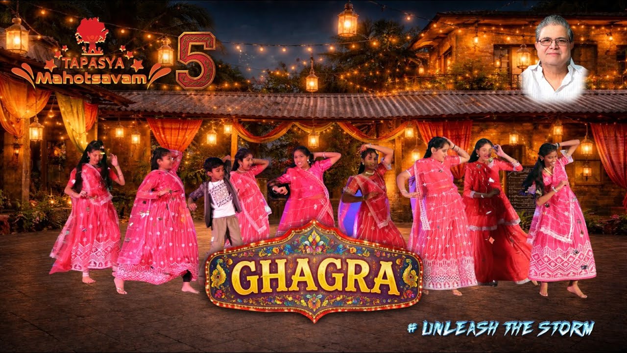 GHAGRA dance performance by Dr.Basheer's TAPASYA SCHOOL @TAPASYA MAHOTSAVAM 5