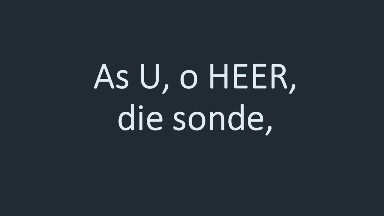 afrikaanse psalm 130 movie