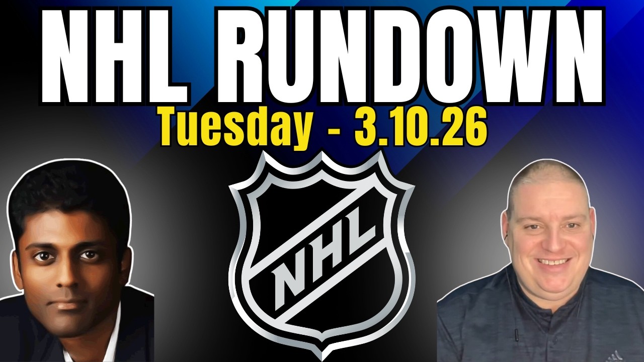 Tuesday NHL Rundown Picks - 3/10/26 l Craig Trapp & Indian Cowboy NHL Betting Picks & Predictions