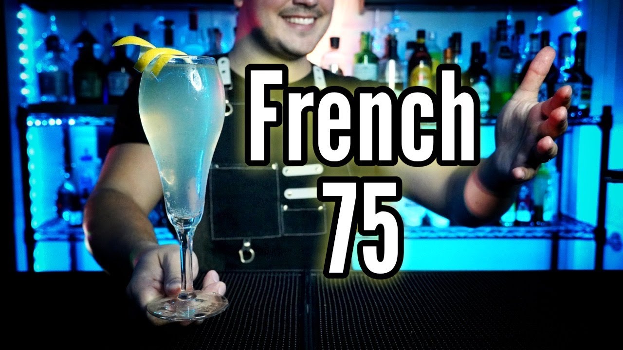 French 75 🇫🇷 🥂 Coctel para el brindis! #shorts
