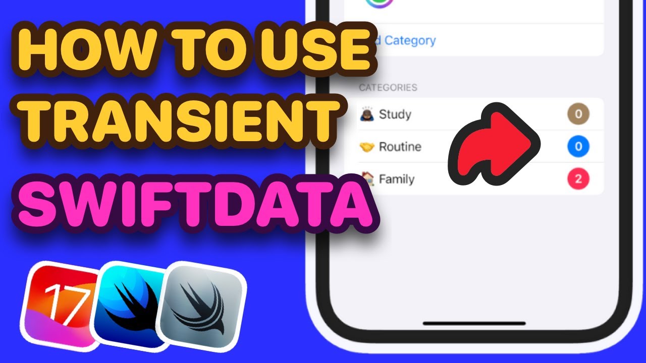 How To Use Transient In SwiftData | SwiftData Tutorial | #13
