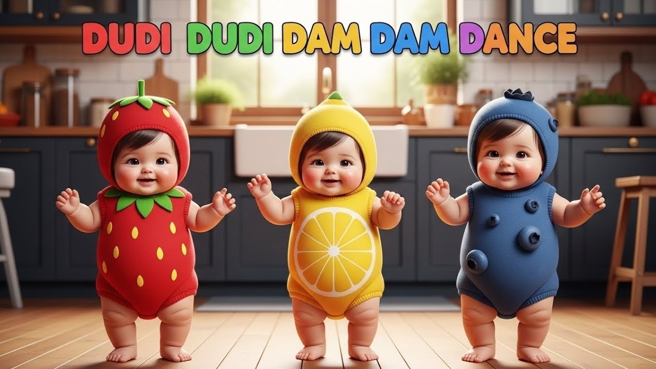 DUDI DUDI DAM DAM DANCE💯FANY KIDS HAPPY KIDS CHILDREN AND ANIMALS PLAYING @BABY WORLD KIDS TV 