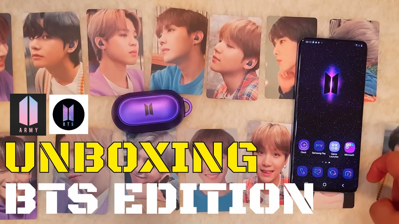 Unboxing BTS Samsung Galaxy S20+ 💜 💜BTS Edition and BTS Samsung Galaxy Buds+ [4K] [ASMR] Malaysia