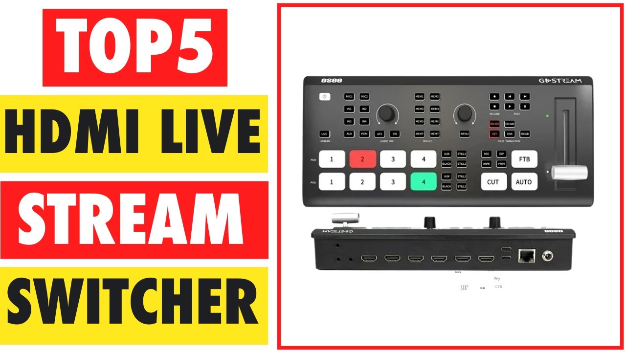 Top 5 Best HDMI Live Stream Switcher In 2025