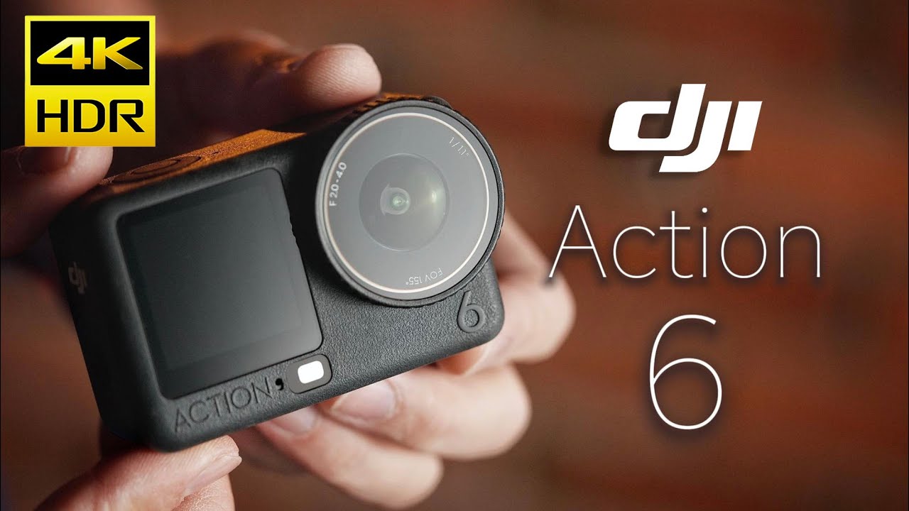 大疆OSMO  Action 6：一台运动相机的第六次进化｜4K HDR｜大底传感器｜横竖拍｜OSMO生态