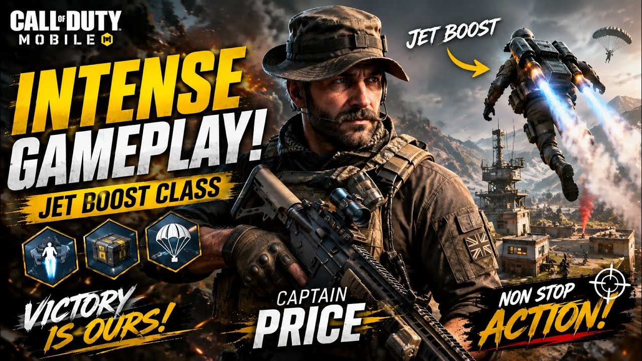 INSANE JET BOOST Gameplay! 🚀 Captain Price Goes WILD | CODM Intense Gameplay #codm #gamingvideos  