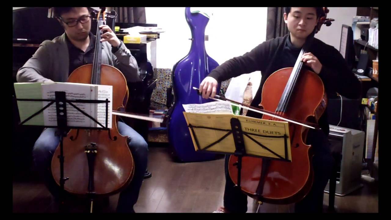 Kummer Cello Duets Op.22 - 3  1mov.