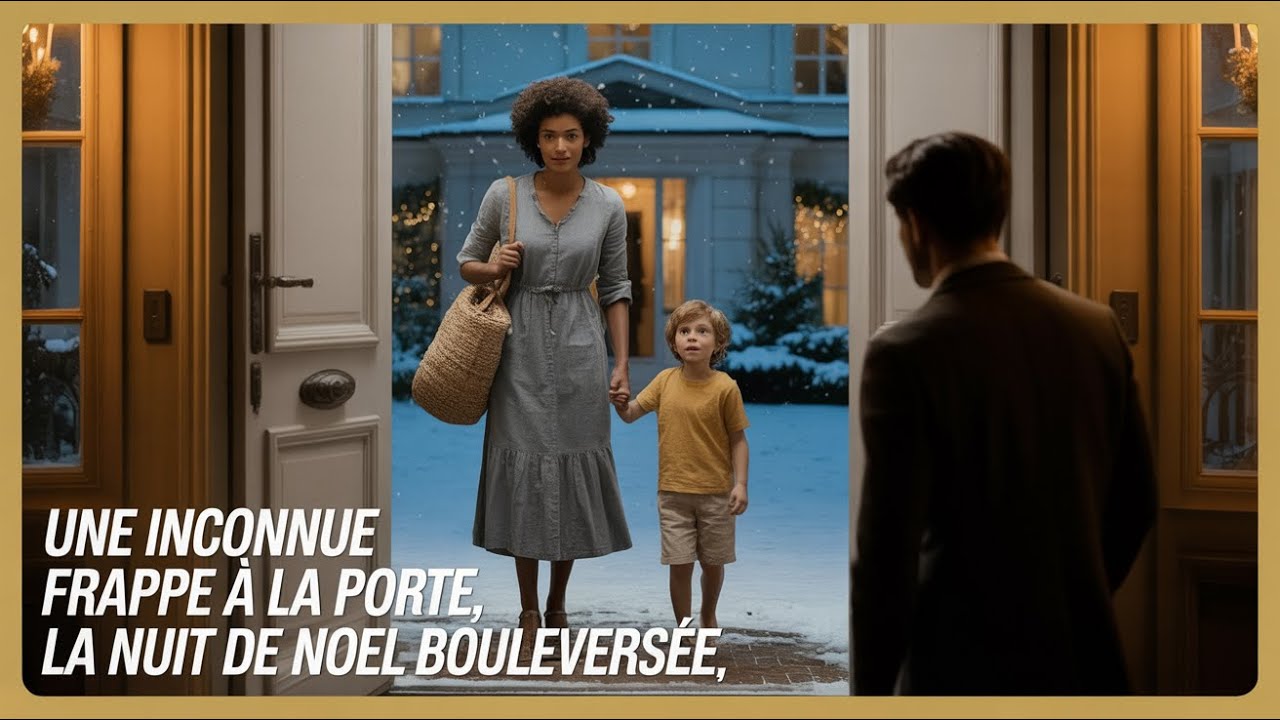 Arrivée déchirante d'une fille noire la veille de Noël, le milliardaire est choqué