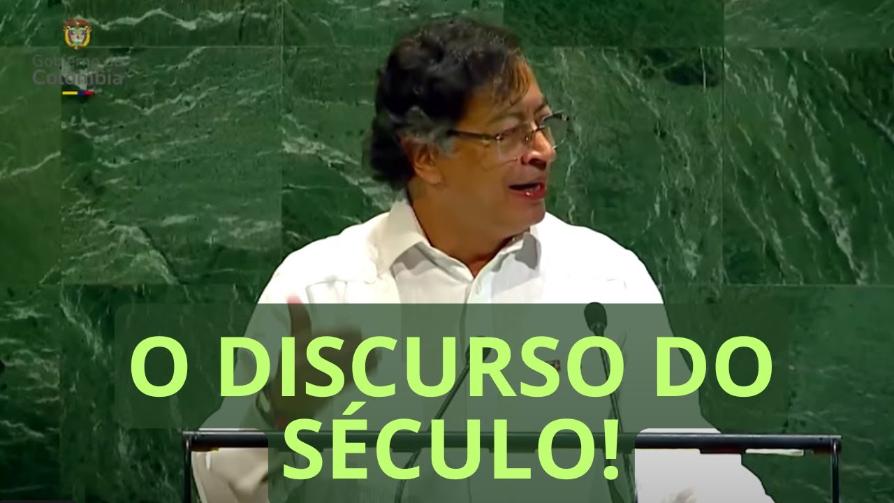 Em discurso na ONU, Petro d&aacute; aula de antifascismo, humanismo e coragem!
