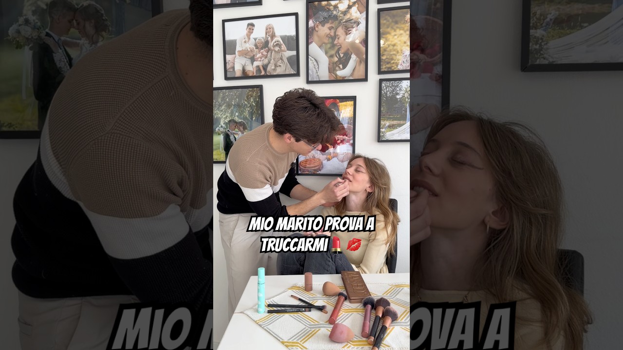 Voto da 1 a 10 al risultato finale? 💄💋 #makeup #trucco #maritoemoglie