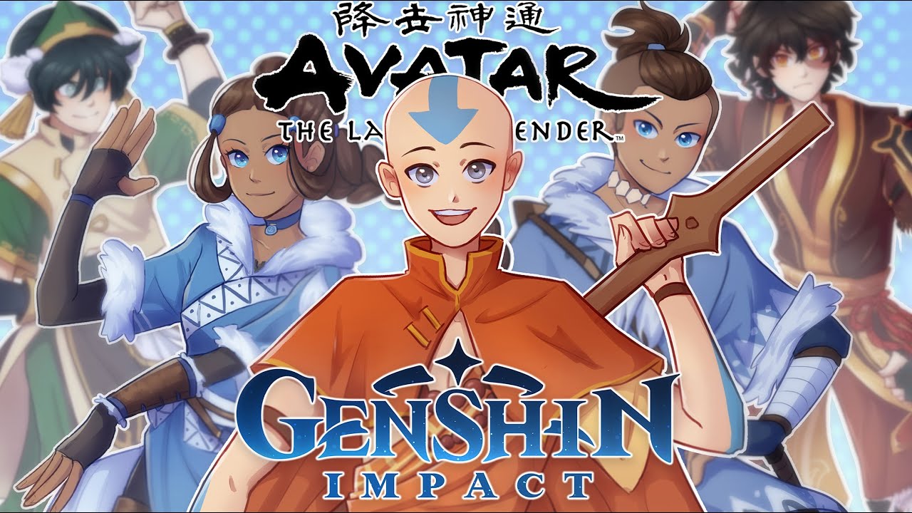 Я превратил персонажей Аватара в дизайны Genshin!