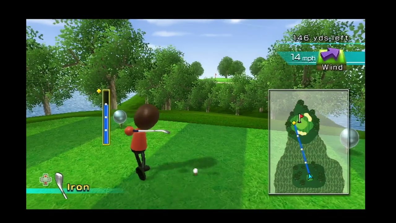 A quick session of Wii Golf