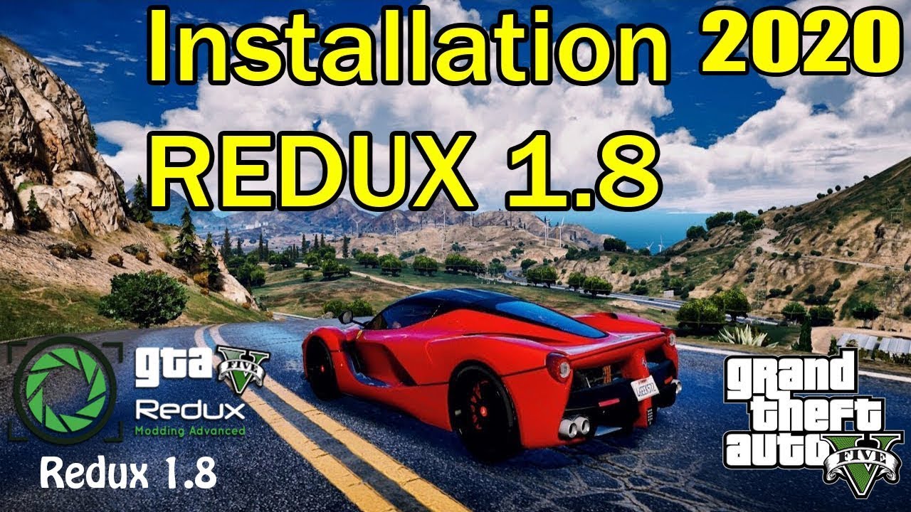 Install GTA 5 Redux v1.8 + ReShade MOD
