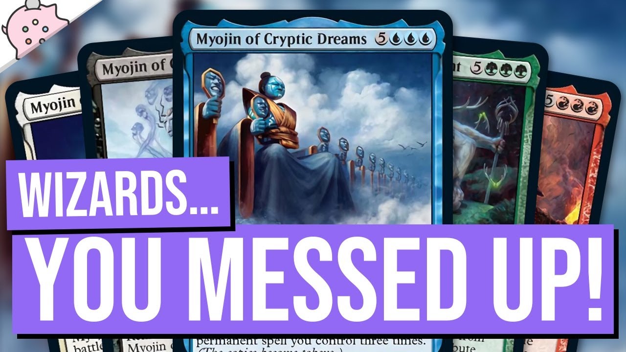 Wizards...You Messed Up! | New Myojin | Cryptic Dreams | Kamigawa Neon Dynasty Spoiler | MTG