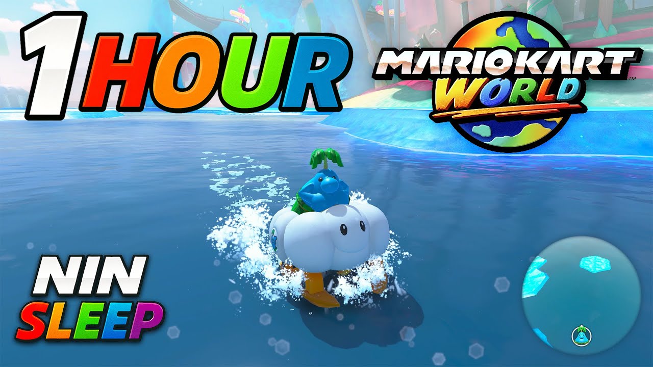 1 Hour of Mario Kart World to Fall Asleep To